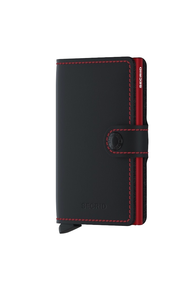 Miniwallet Matte Black Red