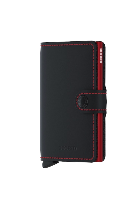 Miniwallet Matte Black Red