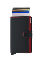 Miniwallet Matte Black Red