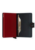 Miniwallet Matte Black Red