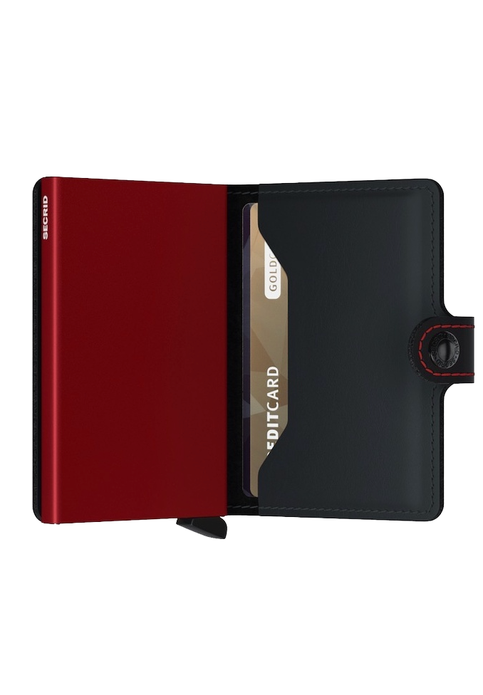 Miniwallet Matte Black Red