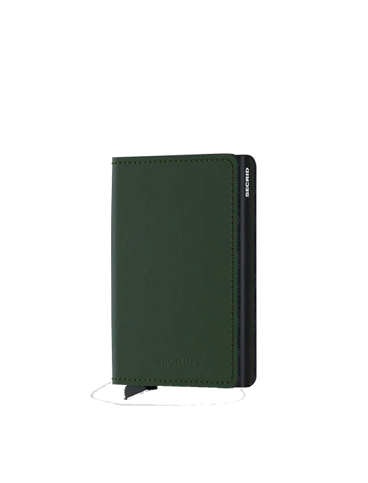 Slimwallet Matte Green Black