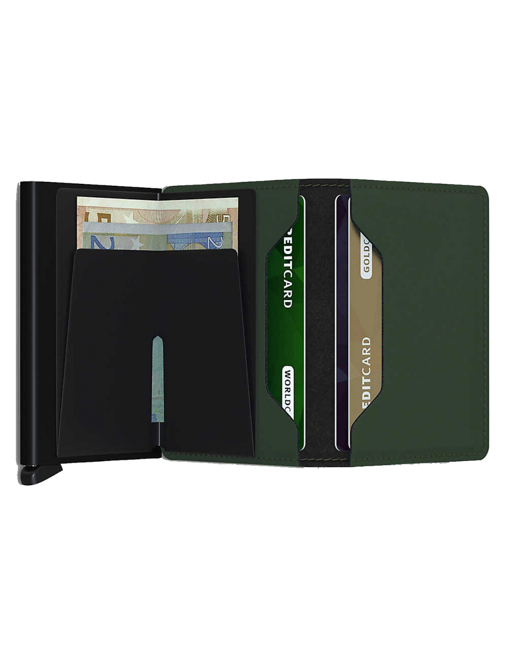 Slimwallet Matte Green Black