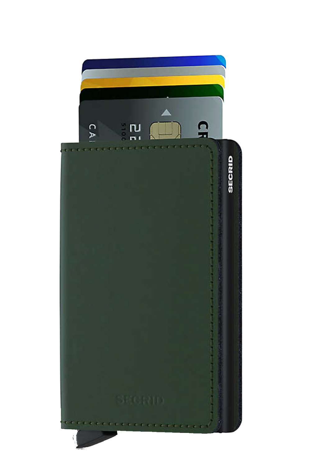 Slimwallet Matte Green Black