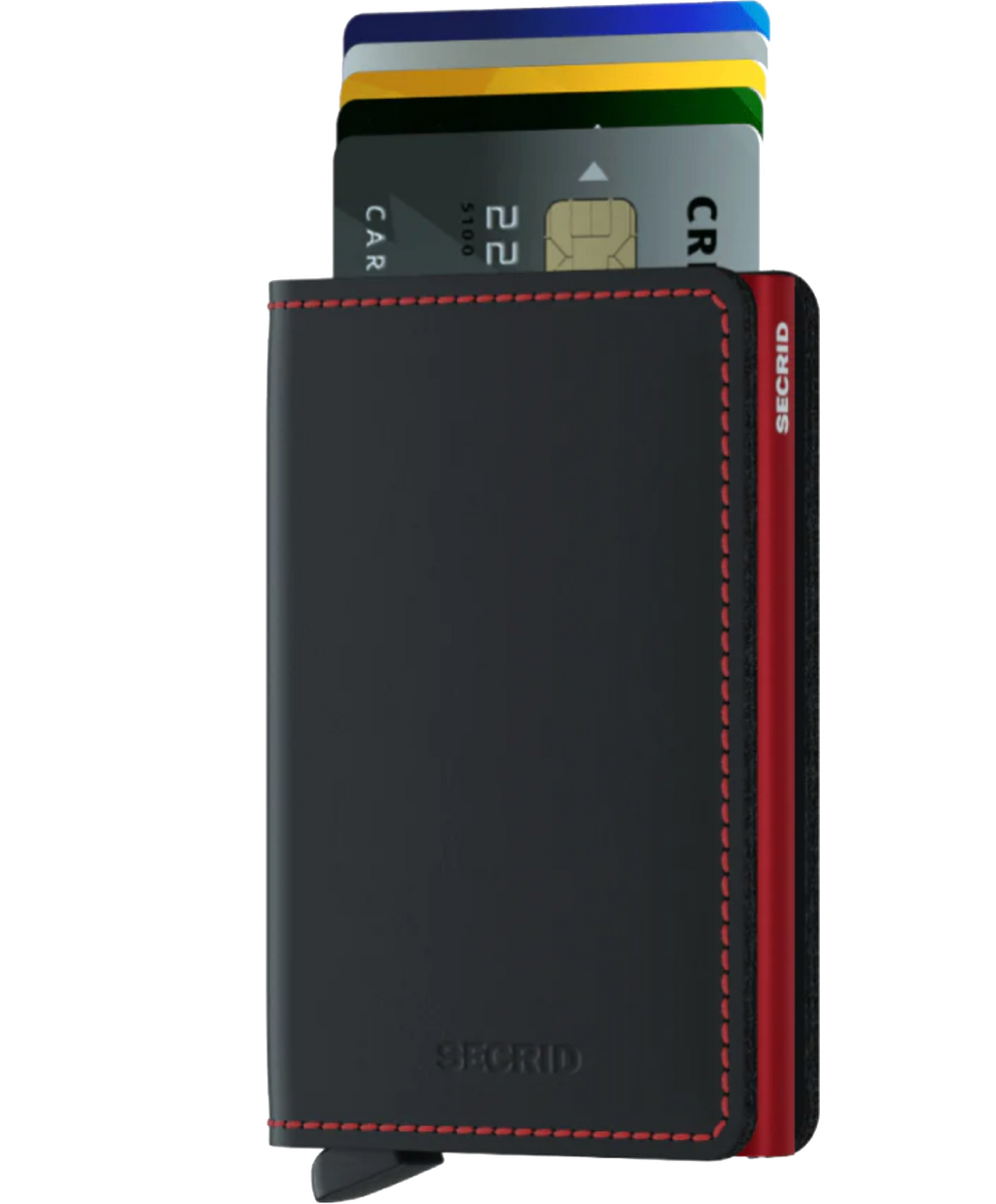Slimwallet Matte Black Red
