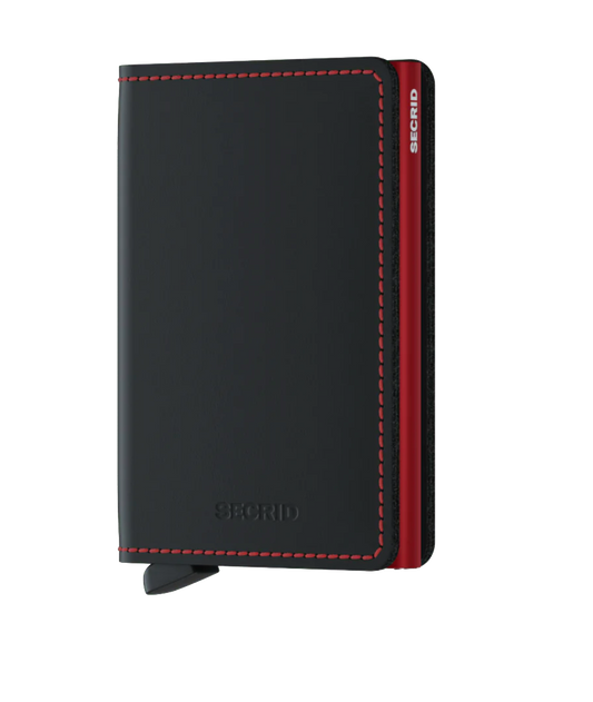 Slimwallet Matte Black Red