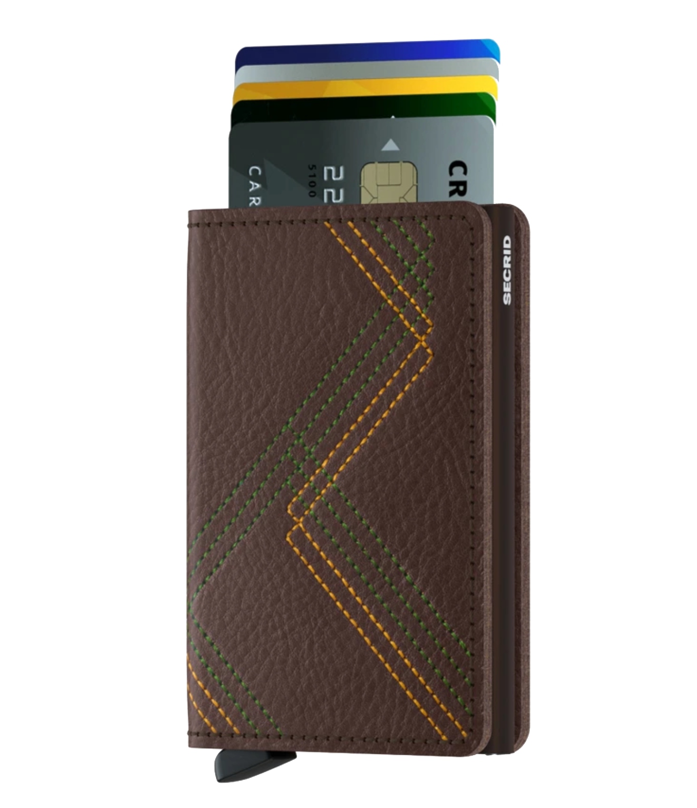 Slimwallet Stitch Linea Espresso