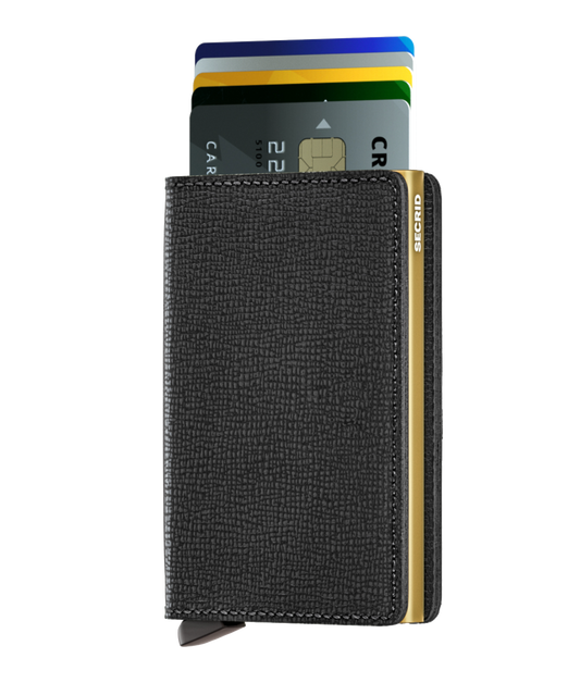 Slimwallet Crisple Black Gold