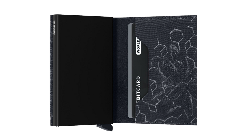 Slimwallet Jacquard Magnolia Navy