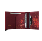 Slimwallet Jacquard Magnolia Bordeaux