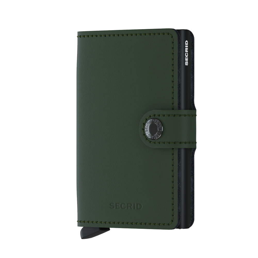 Miniwallet Matte Green Black
