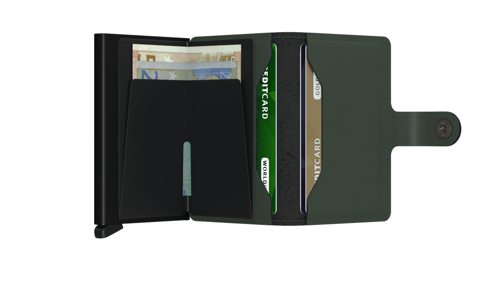 Miniwallet Matte Green Black