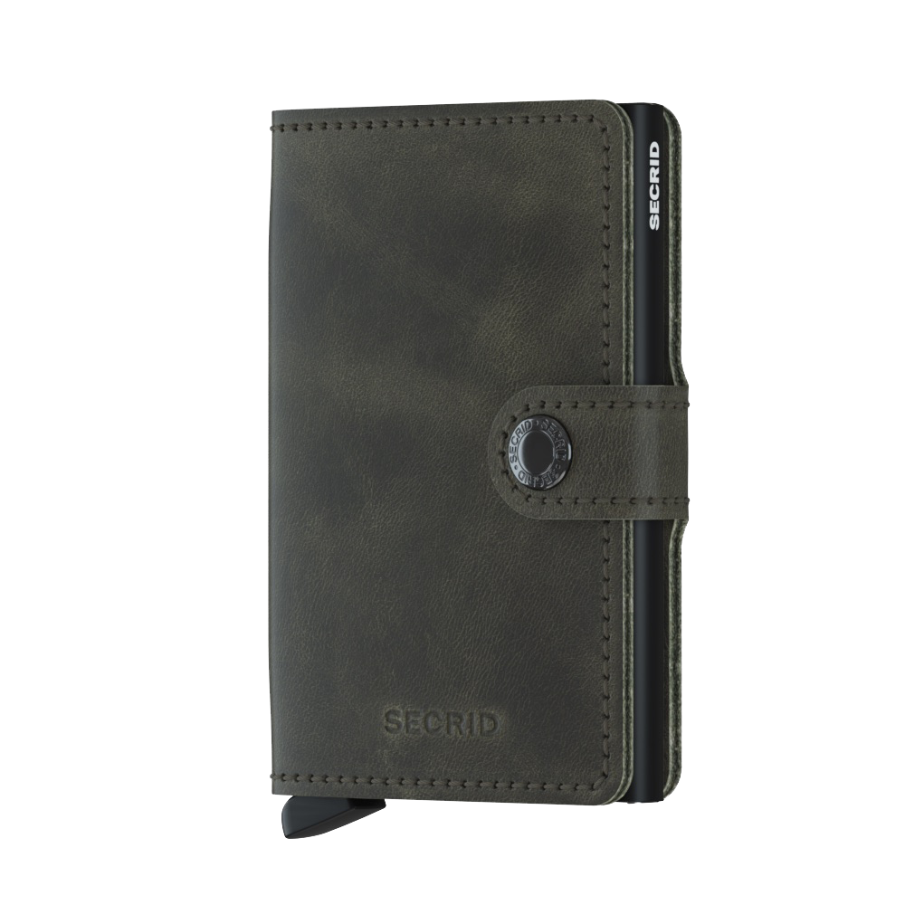 Miniwallet Vintage Olive Black