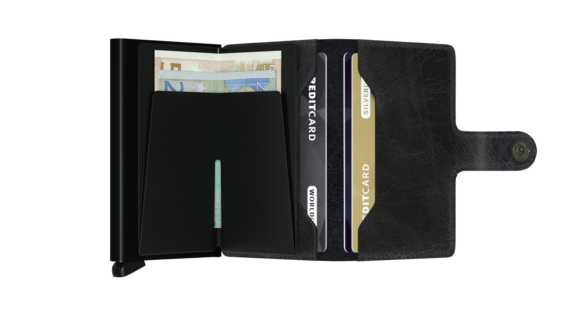 Miniwallet Vintage Black