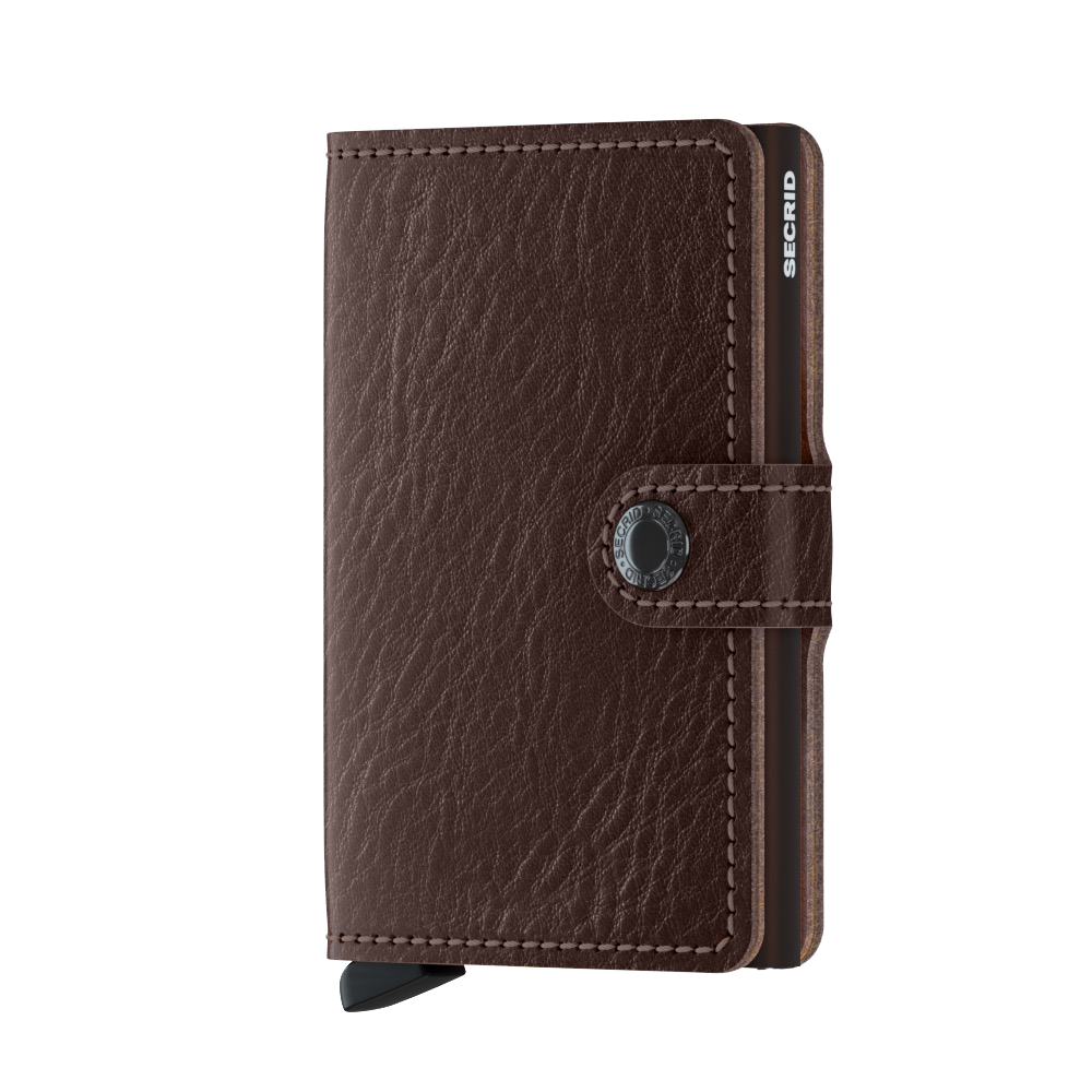 Miniwallet Veg Espresso Brown