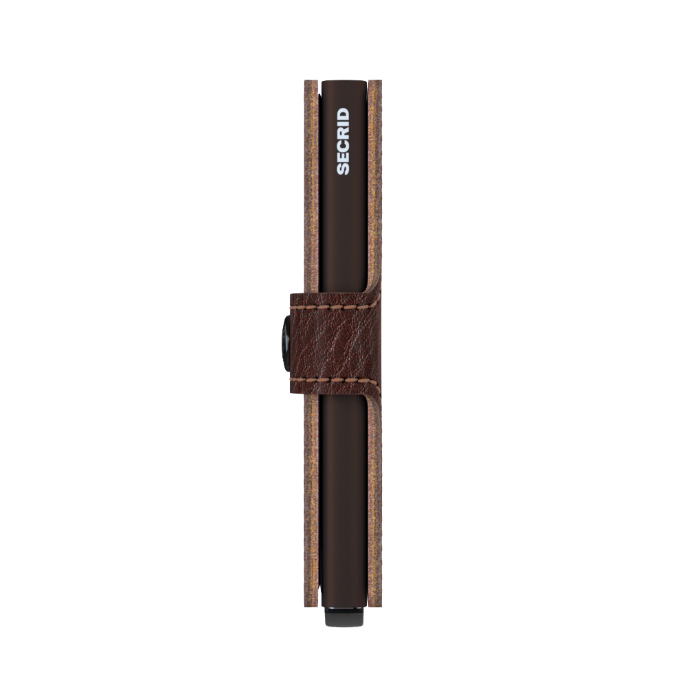 Miniwallet Veg Espresso Brown