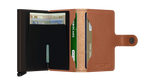 Miniwallet Veg Espresso Brown