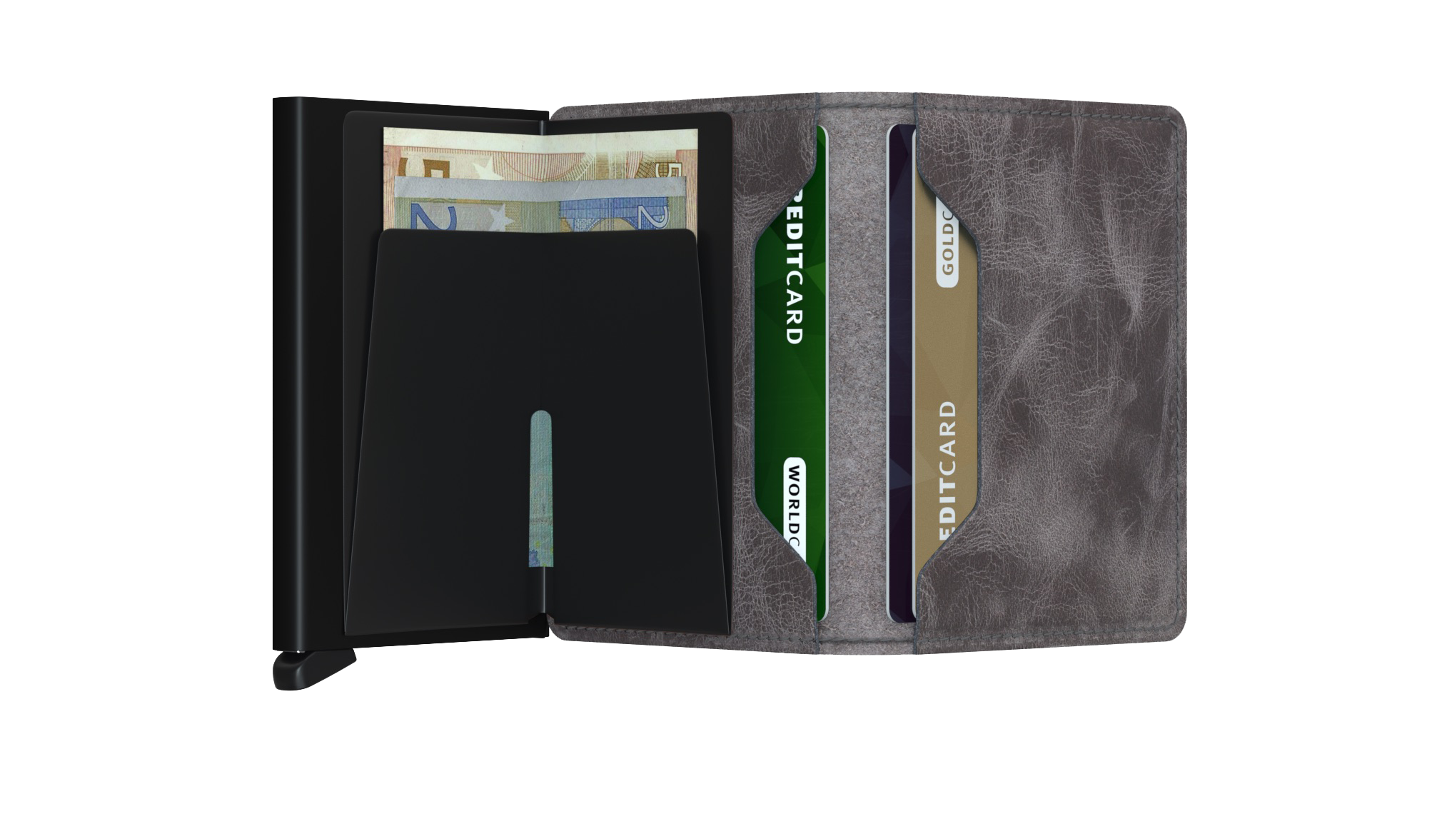 Slimwallet Vintage Grey Black