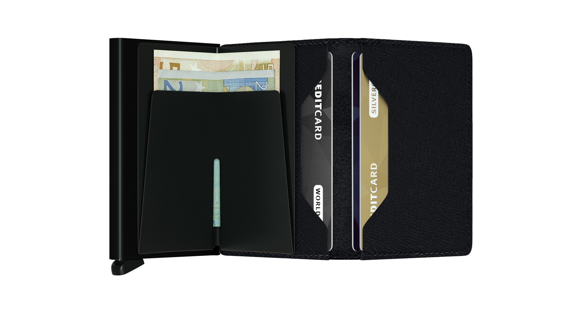 Slimwallet Crisple Black