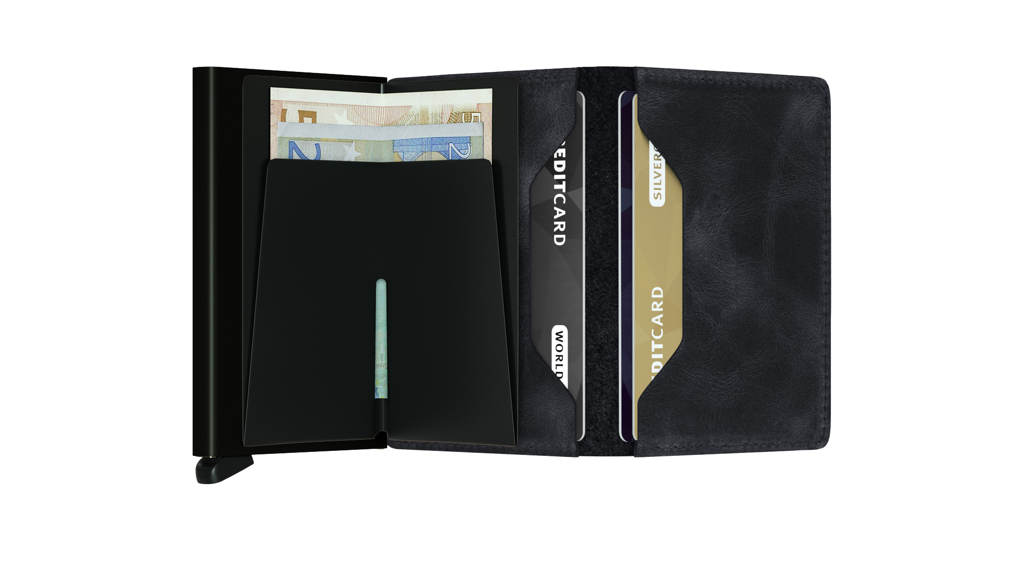 Slimwallet Vintage Black
