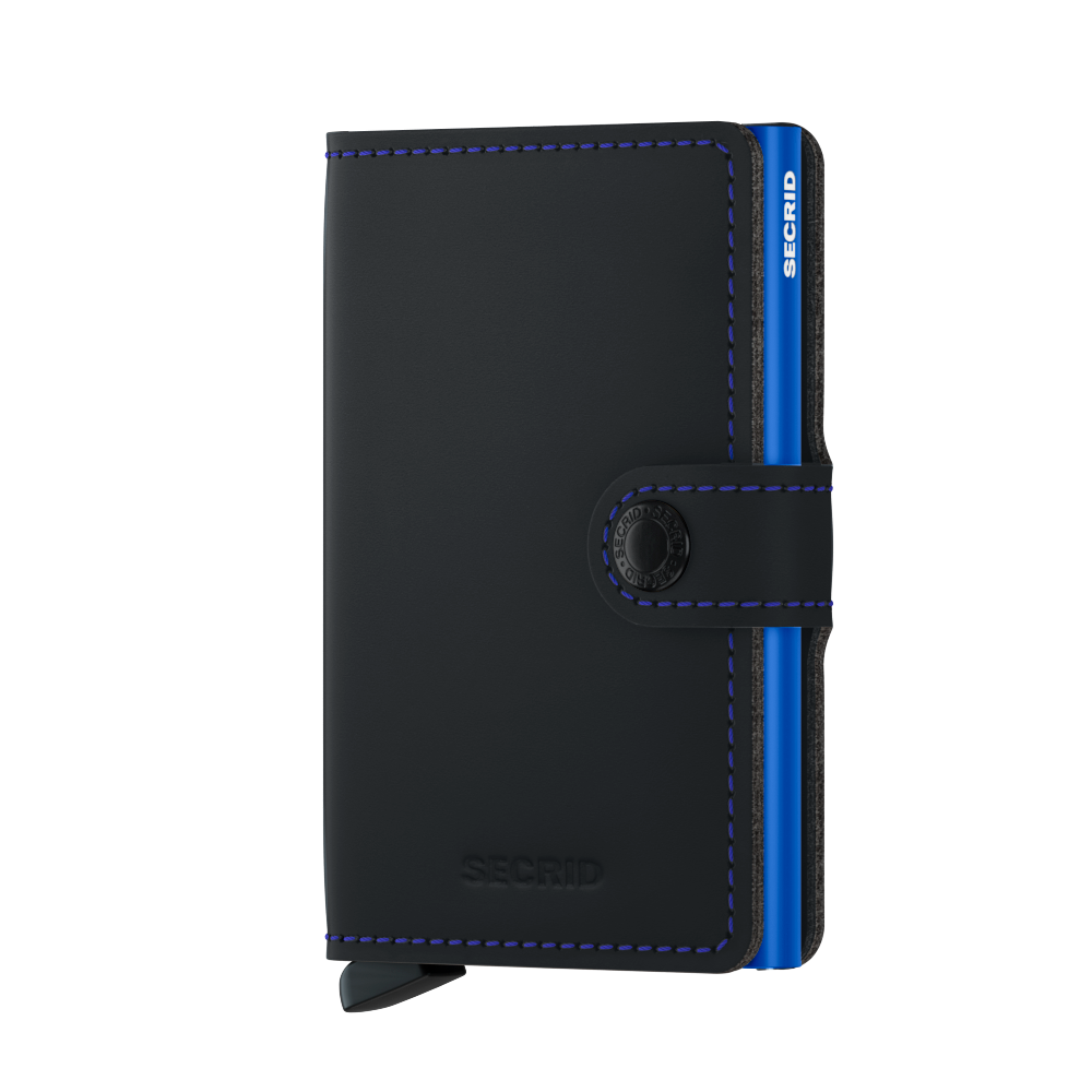 Miniwallet Matte Black Blue