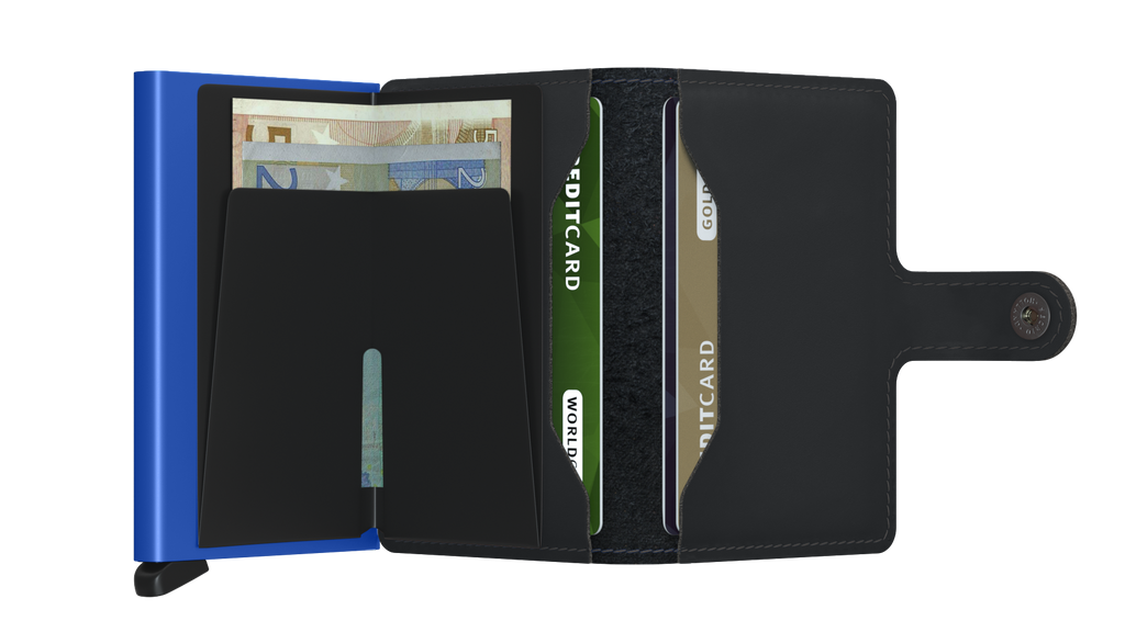 Miniwallet Matte Black Blue