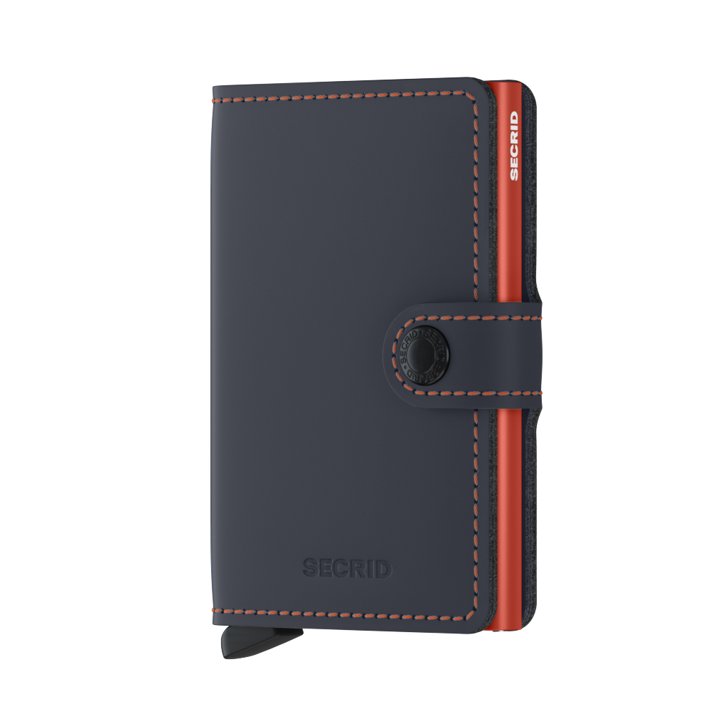 Miniwallet Matte Night Blue Orange