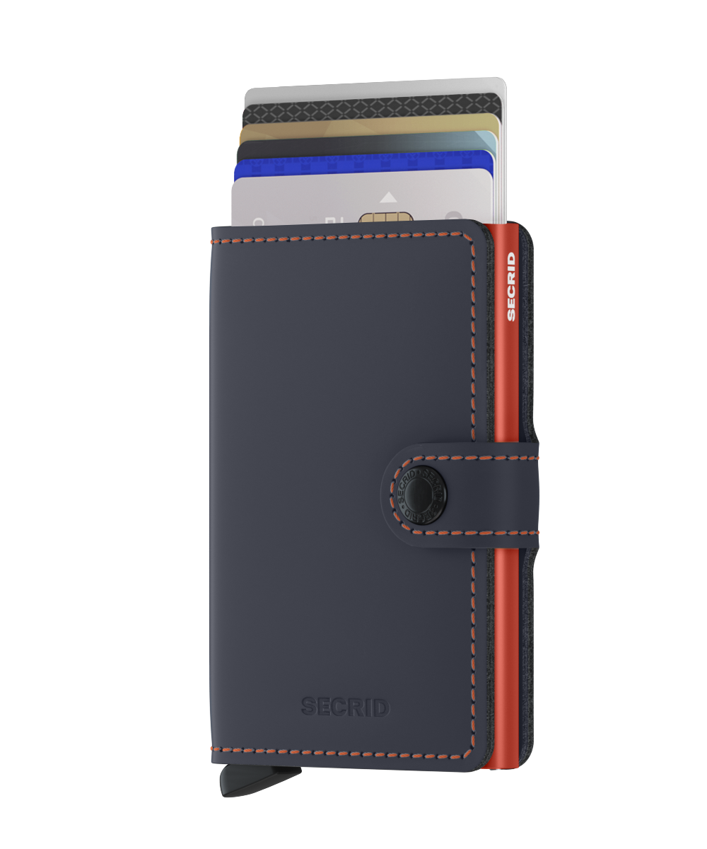 Miniwallet Matte Night Blue Orange