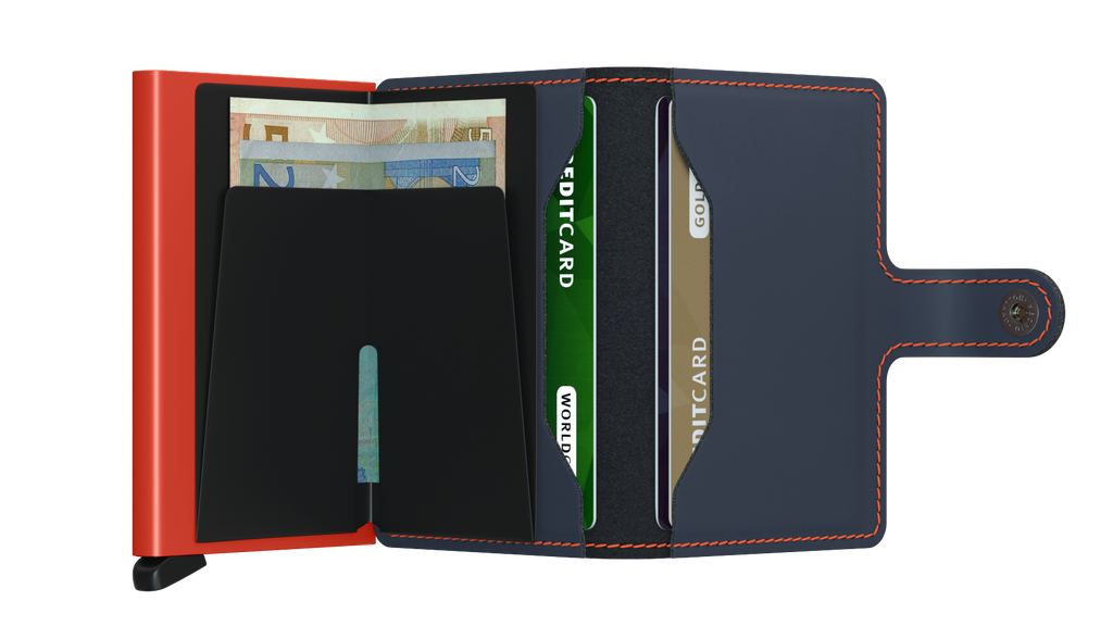 Miniwallet Matte Night Blue Orange