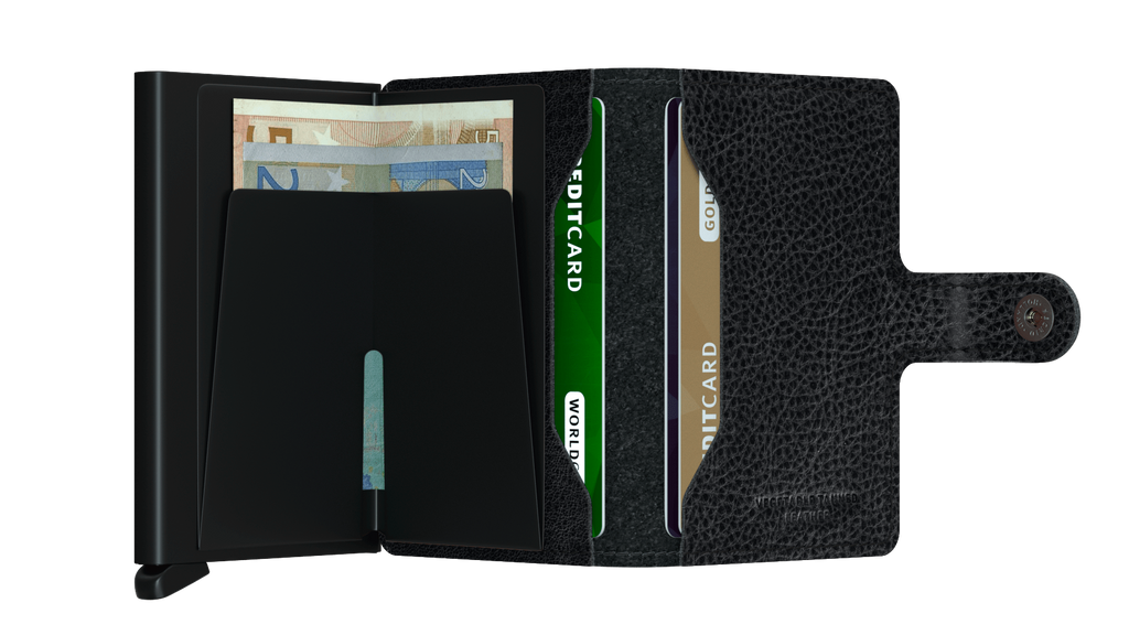 Miniwallet Veg Black Black