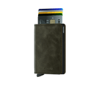 Slimwallet Vintage Olive Black