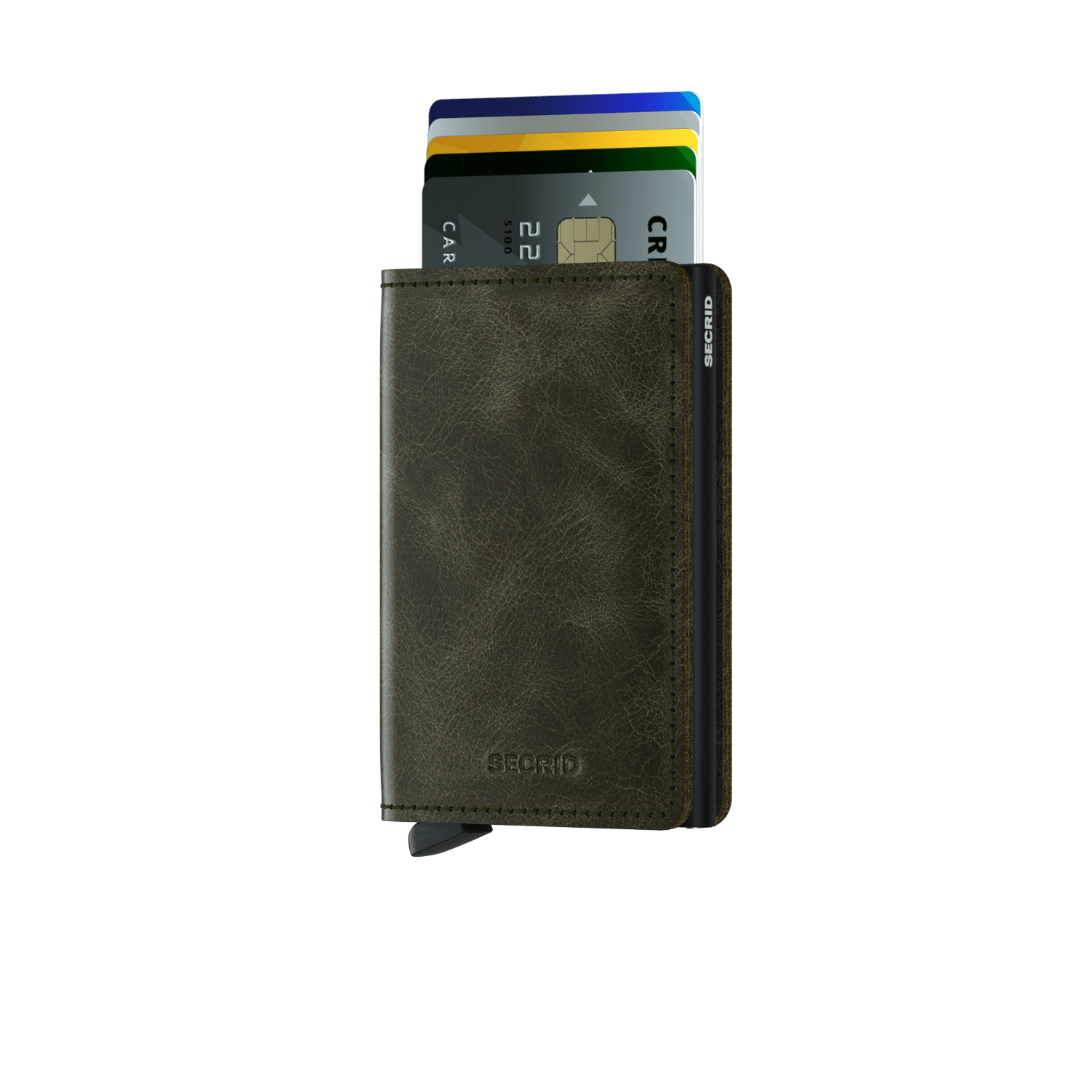 Slimwallet Vintage Olive Black