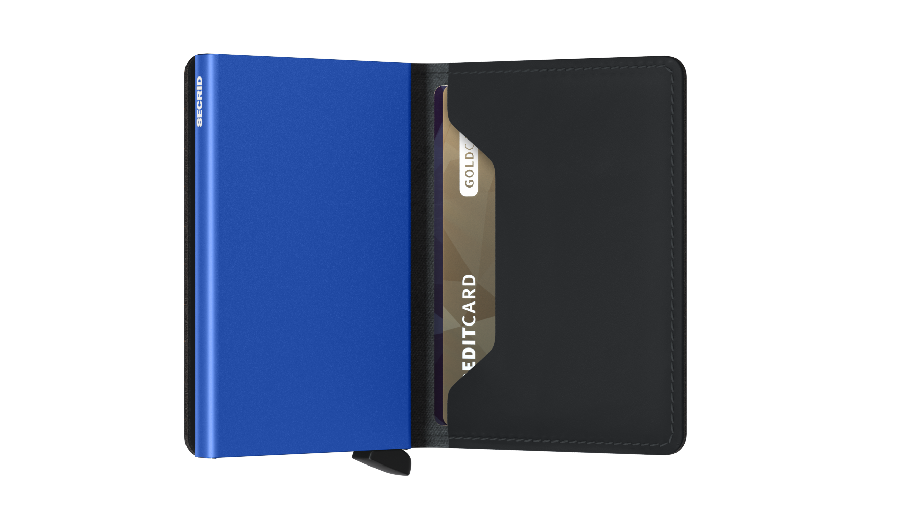 Slimwallet Matte Black Blue