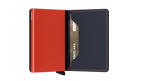 Slimwallet Matte Night Blue Orange
