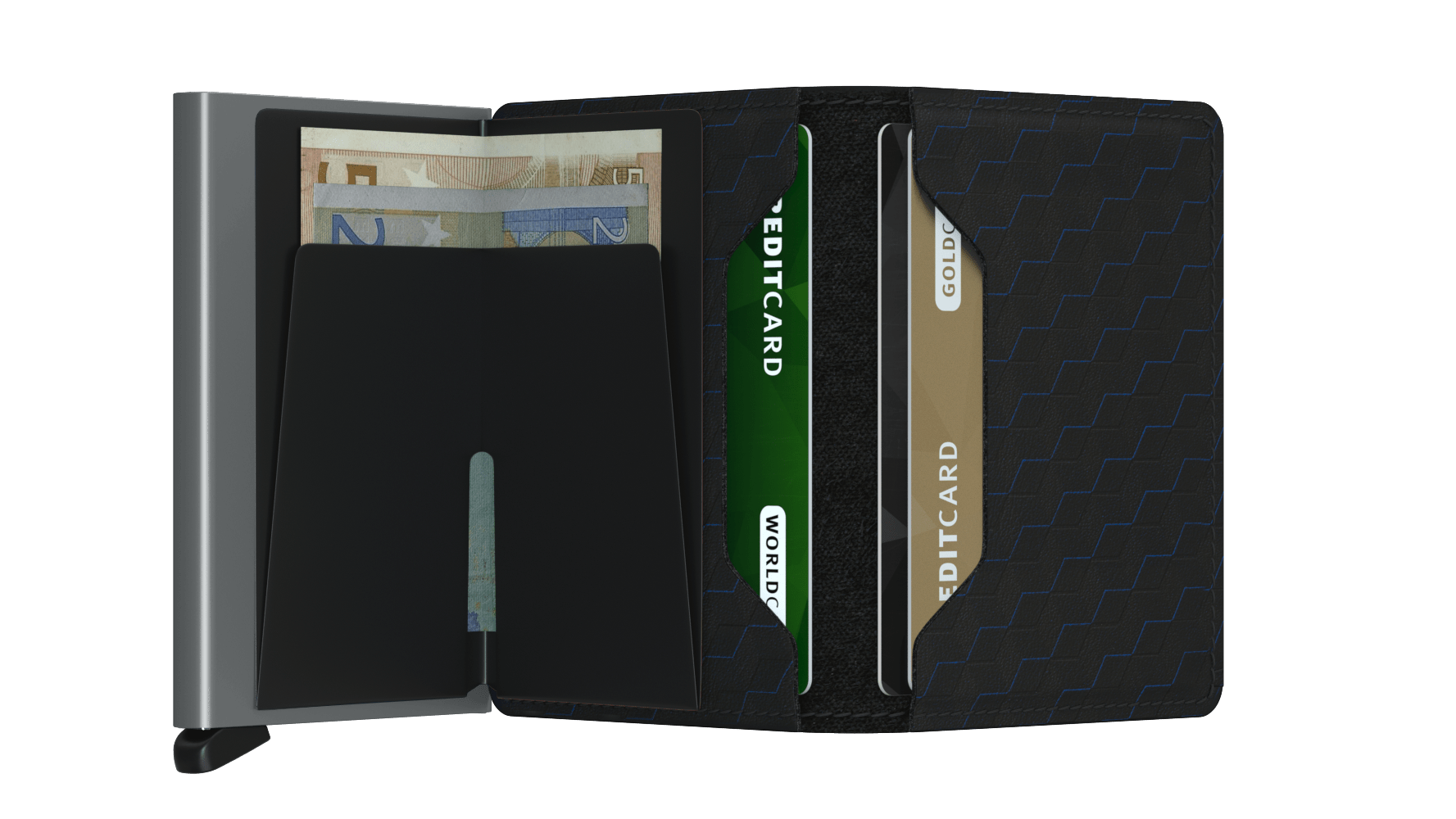 Slimwallet Optical Black Titanium