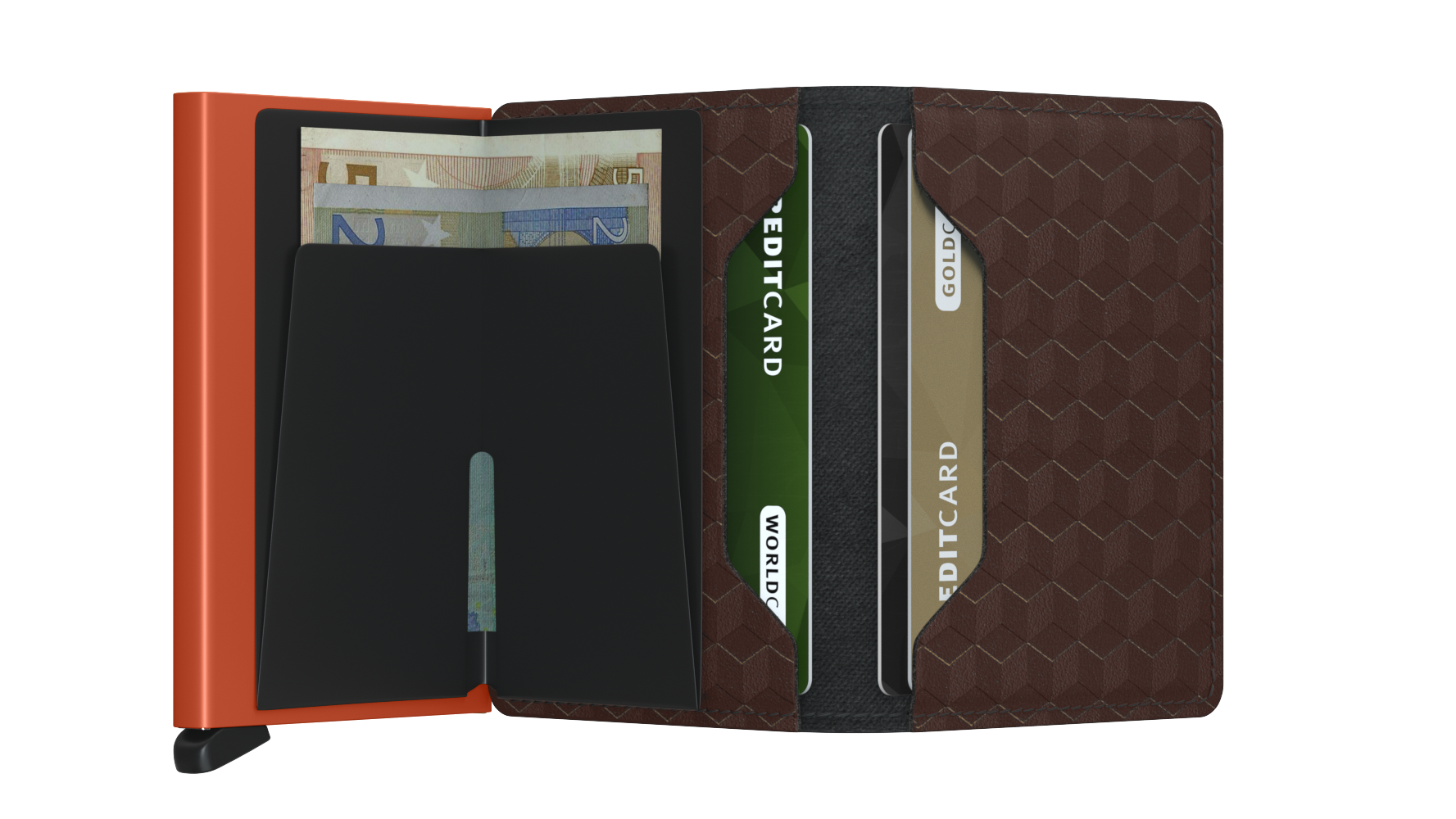 Slimwallet Optical Brown Orange