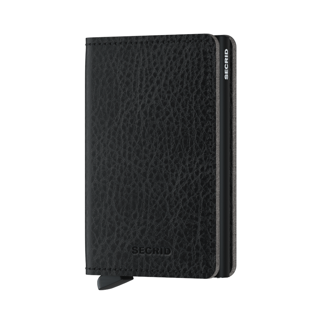 Slimwallet Veg Black Black