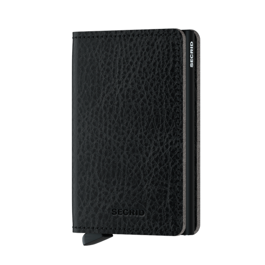 Slimwallet Veg Black Black
