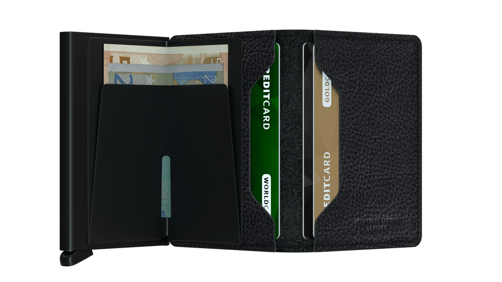 Slimwallet Veg Black Black