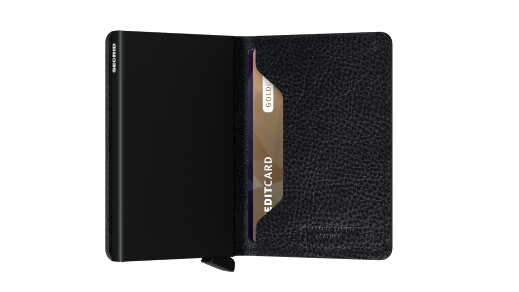 Slimwallet Veg Black Black