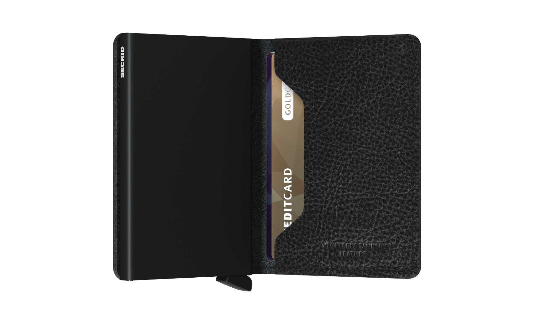 Slimwallet Veg Black Black
