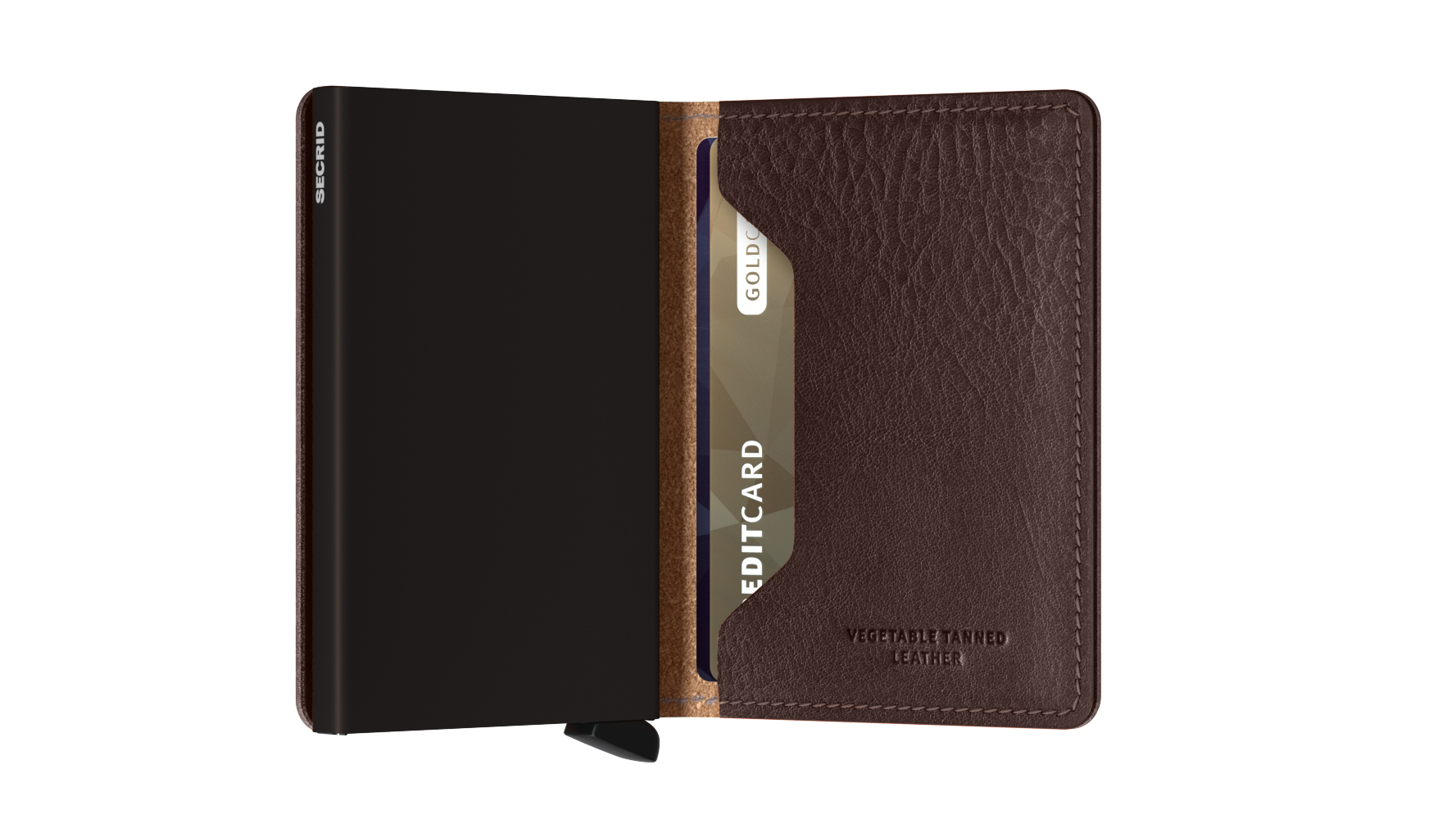 Slimwallet Veg Espresso Brown