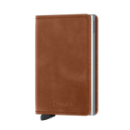 Slimwallet Vintage Cognac Silver