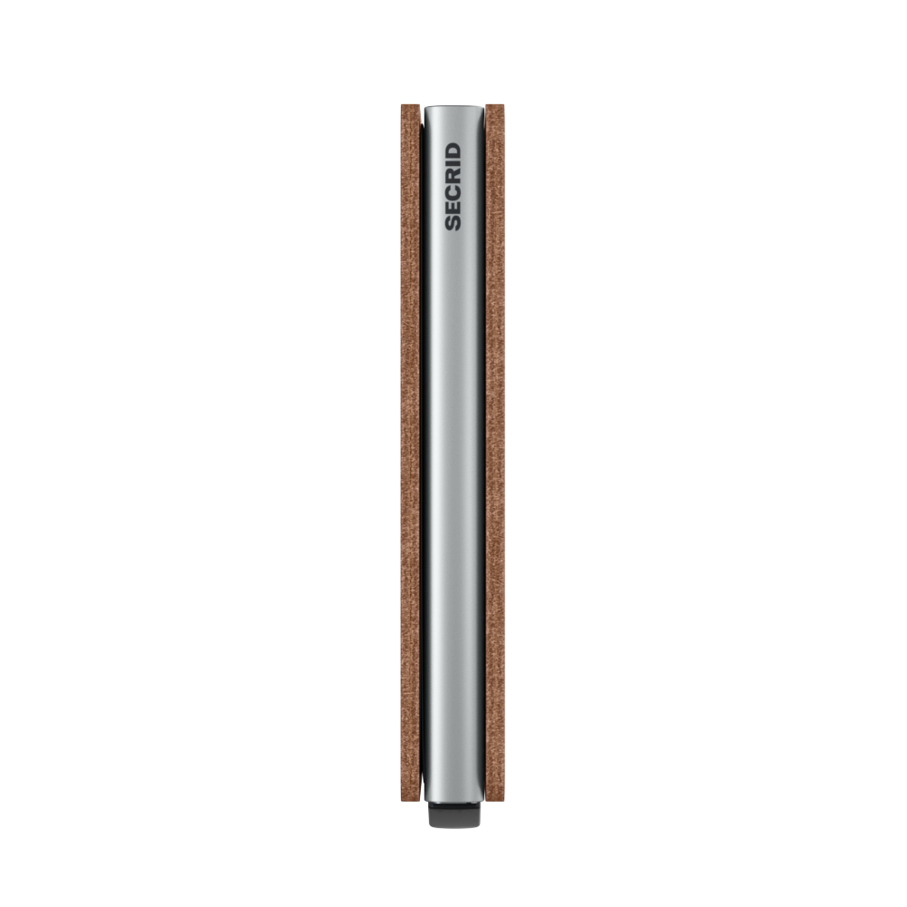 Slimwallet Vintage Cognac Silver