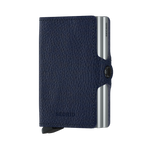 Twinwallet Veg Navy Silver