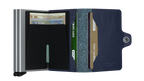 Twinwallet Veg Navy Silver