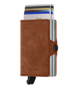 Twinwallet Vintage Cognac Silver