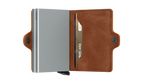 Twinwallet Vintage Cognac Silver