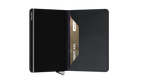 Premium Slimwallet Emboss Lines Black