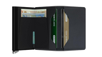 Premium Slimwallet Emboss Lines Black